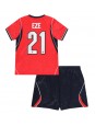 Englanti Eberechi Eze #21 Vieraspaita Lasten MM-kisat 2026 Lyhythihainen (+ shortsit)